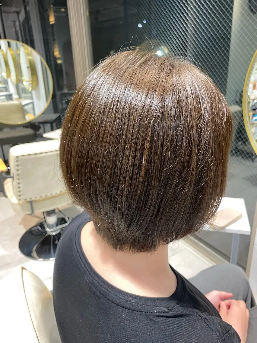ショート カラー ブラウンカラー 髪質改善/縮毛矯正 /Soumaのヘアスタイル