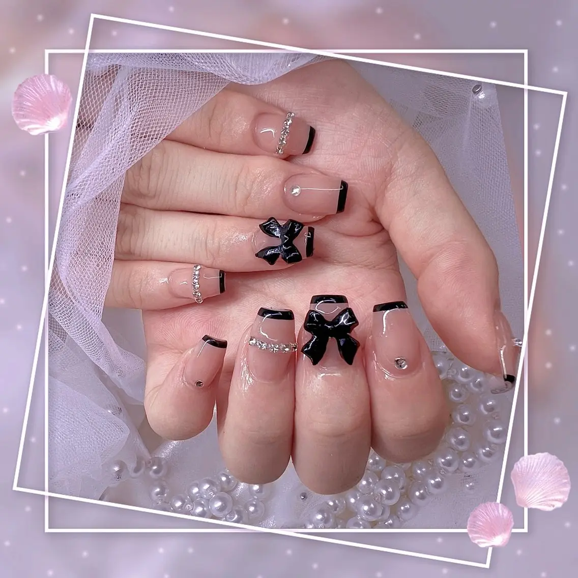 ネイル チークネイル フレンチネイル グラデーション マグネットネイル マグネットフレンチ ハンドネイル ハンドケア Chill Nailsalonのネイルデザイン