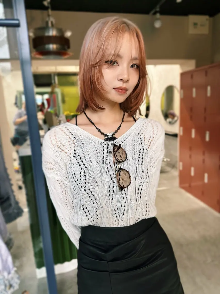 カラー 🧡色落ちまで2度 楽しめる🧡ヨシキのヘアスタイル