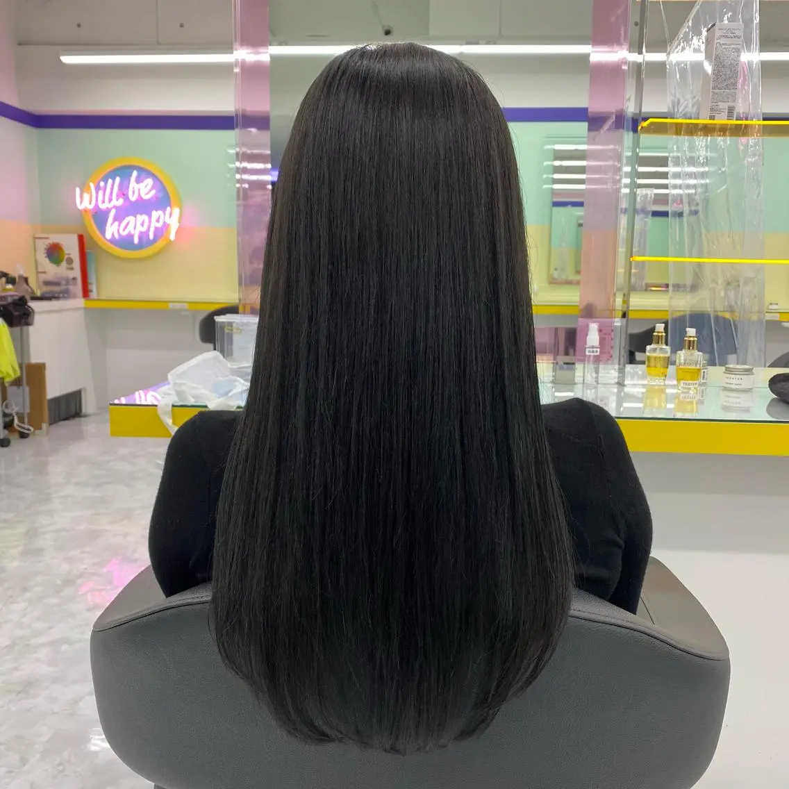 セミロング カラー ヘアアレンジ トリートメント ヘッドスパ ヘアセット 🪞モテ髪/トレンド 銀座DISCO🪞のヘアスタイル