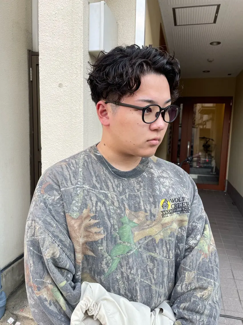 パーマ メンズ メンズパーマ マツダ レンのヘアスタイル