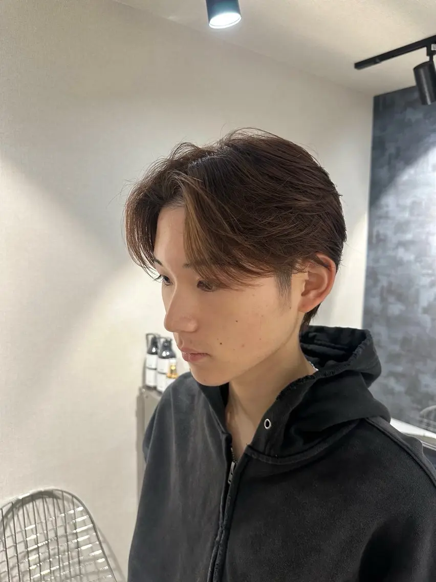 ☘️【再来様限定】☘️メンズカット+艶カラー+トリートメントの写真