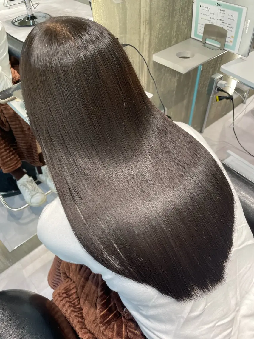 ロング 髪質改善 トリートメント Lino nanaのヘアスタイル