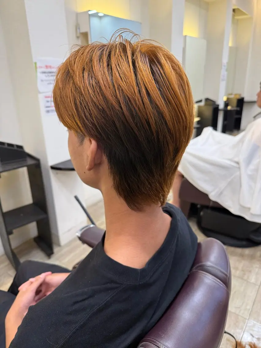 ショート メンズ 永井 天斗のヘアスタイル