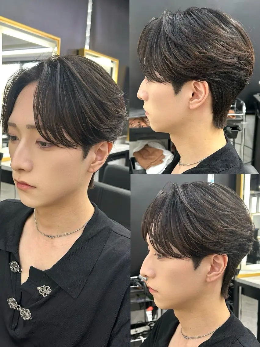 ショート パーマ メンズ カット パーマ 縮毛矯正 メンズスタイリスト 前田雄輝のヘアスタイル