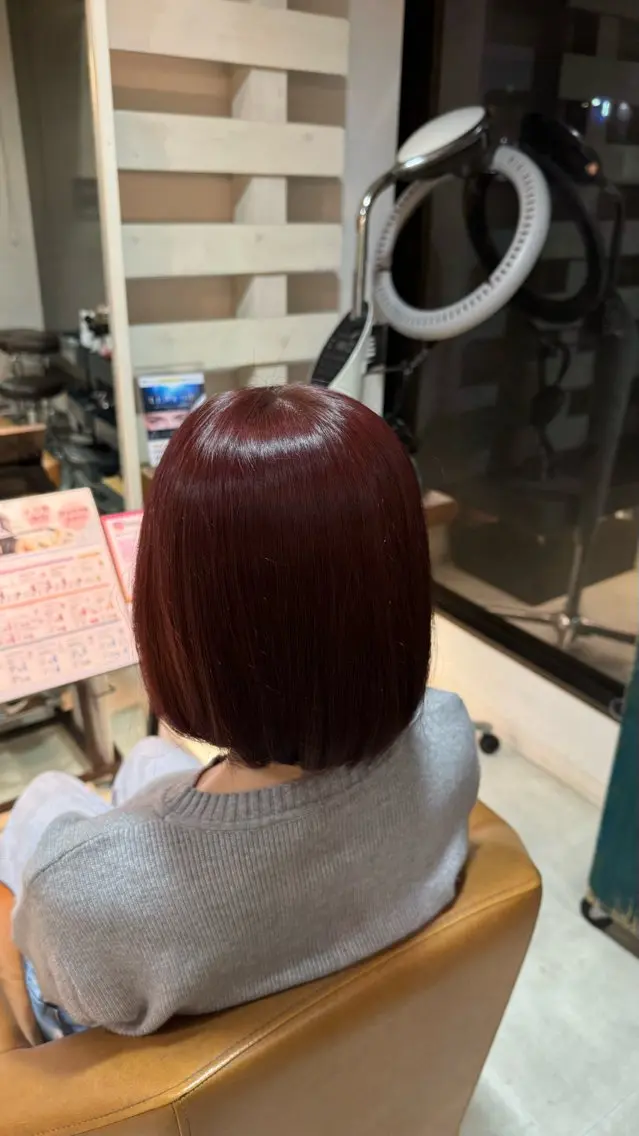 カラー たかはし ゆな豊中駅徒歩3分のヘアスタイル