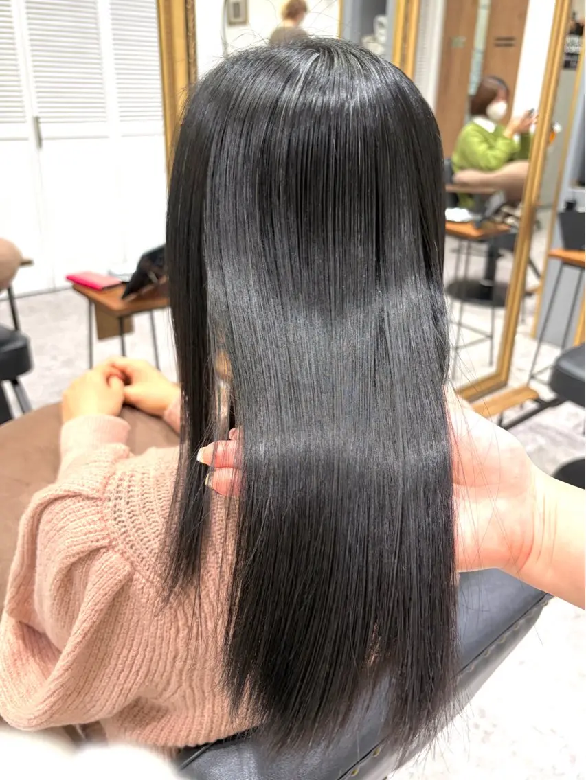 ロング 髪質改善 縮毛矯正 酸性ストレート 縮毛矯正 🕊髪質改善 ストレート🕊まいのヘアスタイル