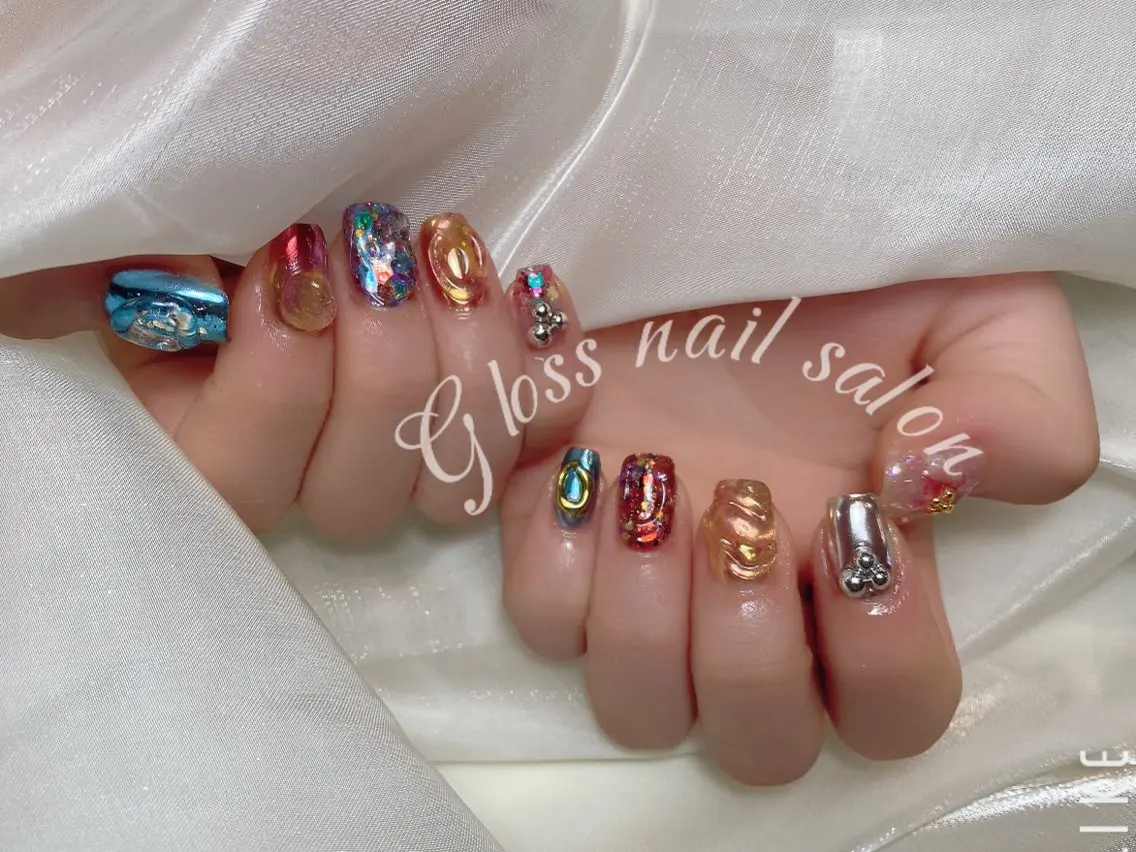 ネイル Yuna✨ Gloss nailのネイルデザイン