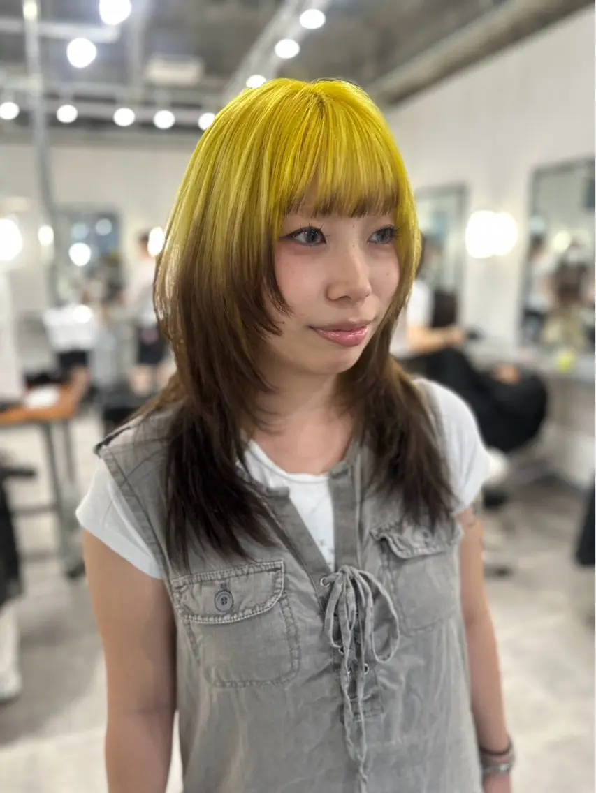 ロング カラー ヘアカラー HART ✝️まっぴ カットモデル募集中のヘアスタイル
