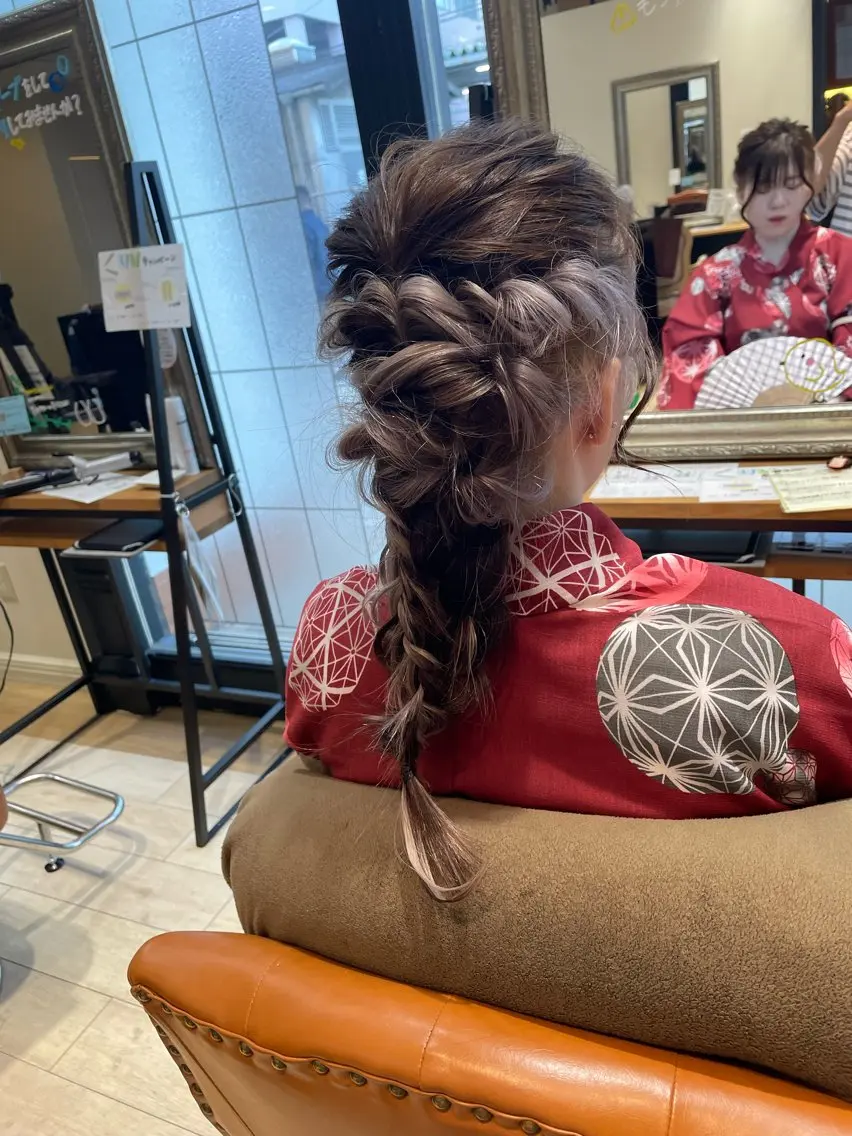 ロング 亀川蓮 Agu hairのヘアスタイル