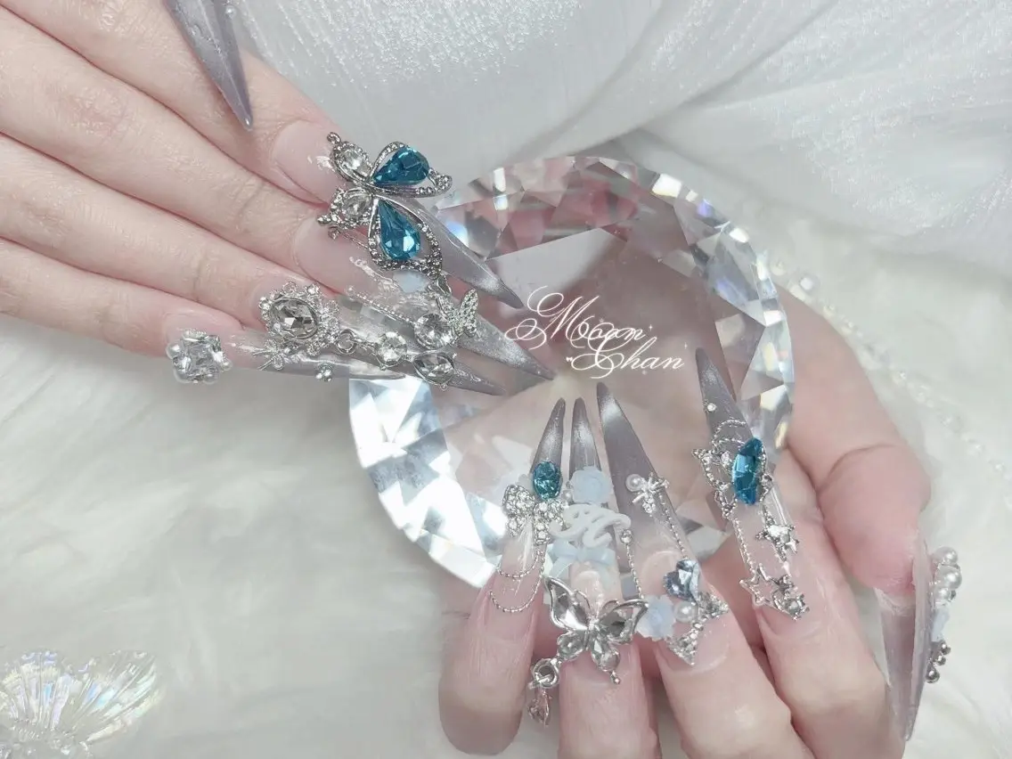ネイル 成人式 大理石ネイル(マーブル) リボン 夏ネイル ネイルチップ ハンドネイル ハンドケア MIO🌸Nail スカルプ専門店のネイルデザイン