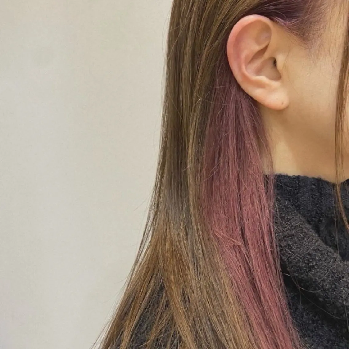 🍒【暖色カラー限定価格】❤️🩹インナーカラー&プラチナトリートメント🫧の写真