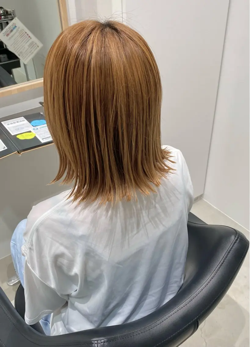 ショート ボブ 外ハネヘア 川合 勇気のヘアスタイル