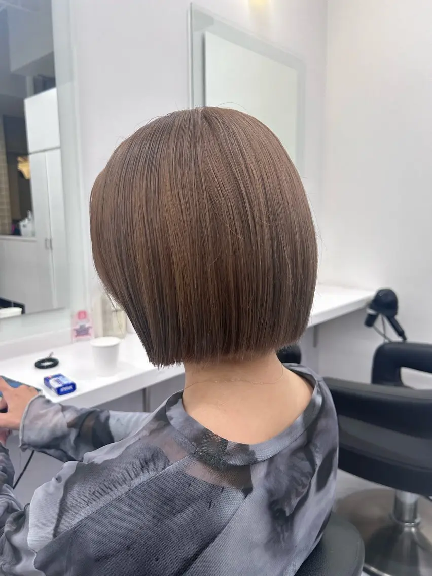 ミディアム カラー パーマ ヘアアレンジ メンズ ブリーチなしカラー/ ブラウン/レイヤーのヘアスタイル