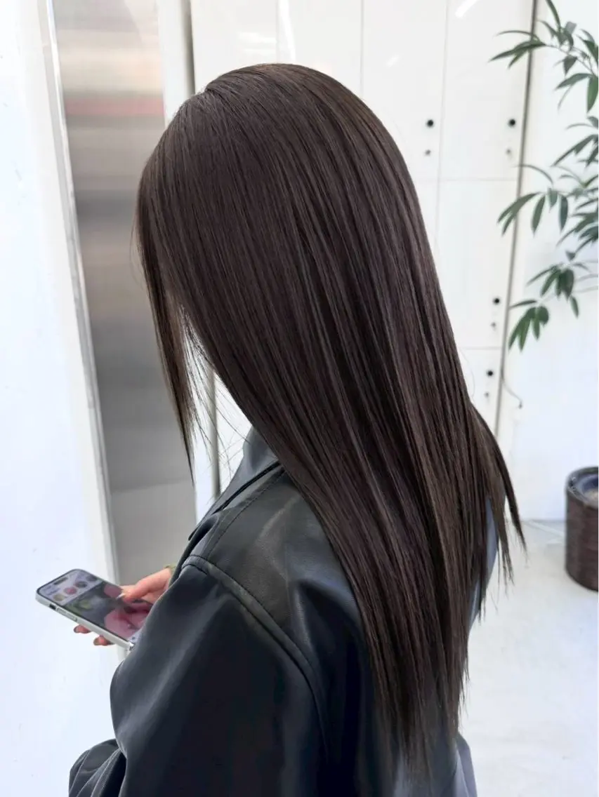 カラー ヘアカラー 野内 柚那のヘアスタイル
