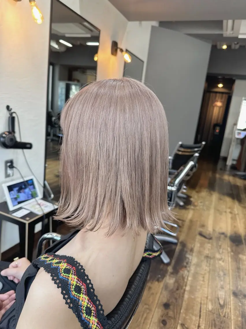 ショート カラー ヘアアレンジ 恵比寿/egerie prime/井向幹滉のヘアスタイル