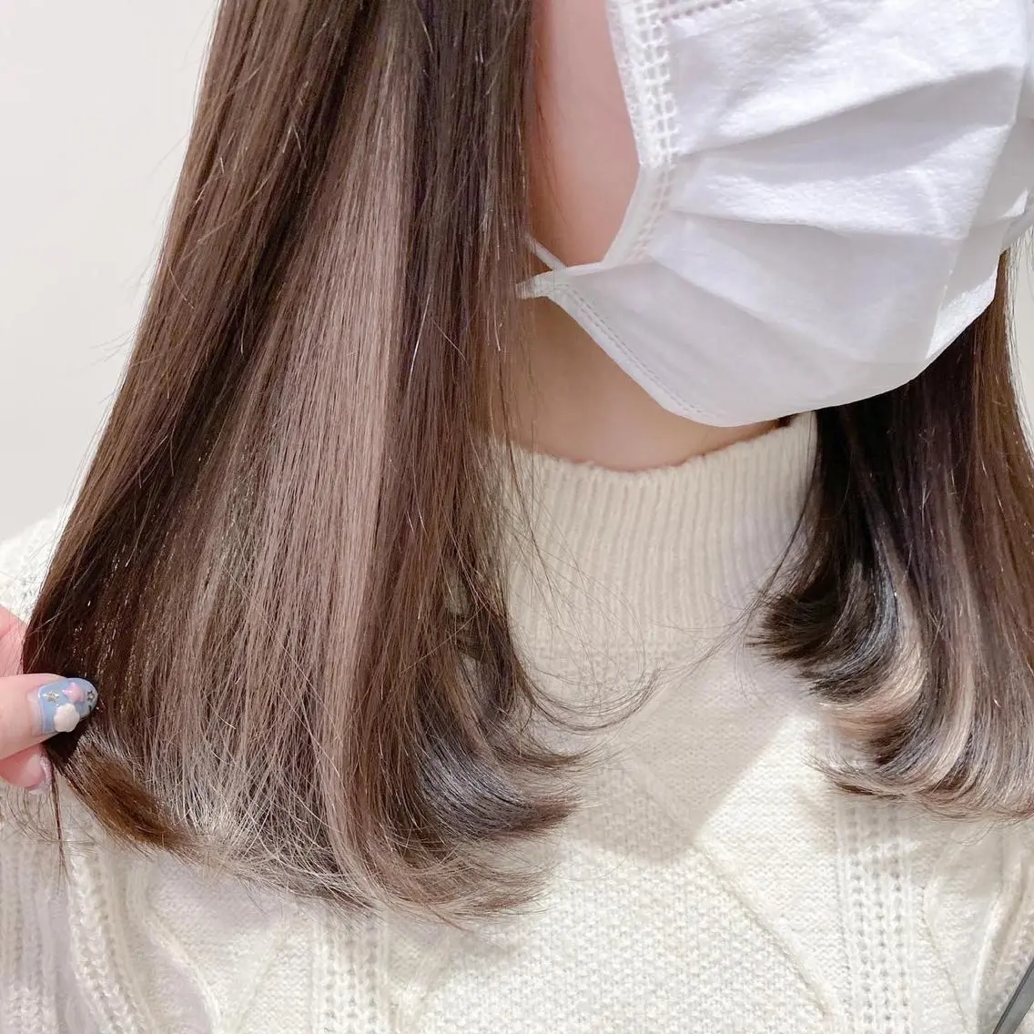 セミロング エクステ シールエクステ横浜 🐏☁️miminaのヘアスタイル