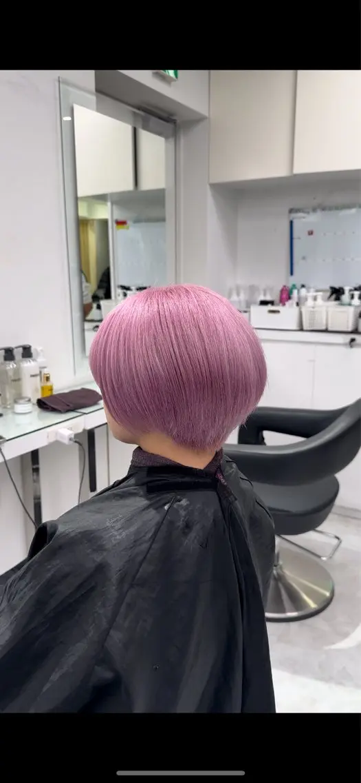 ショート カラー 透明感カラー/ ブリーチ/💓パタオのヘアスタイル