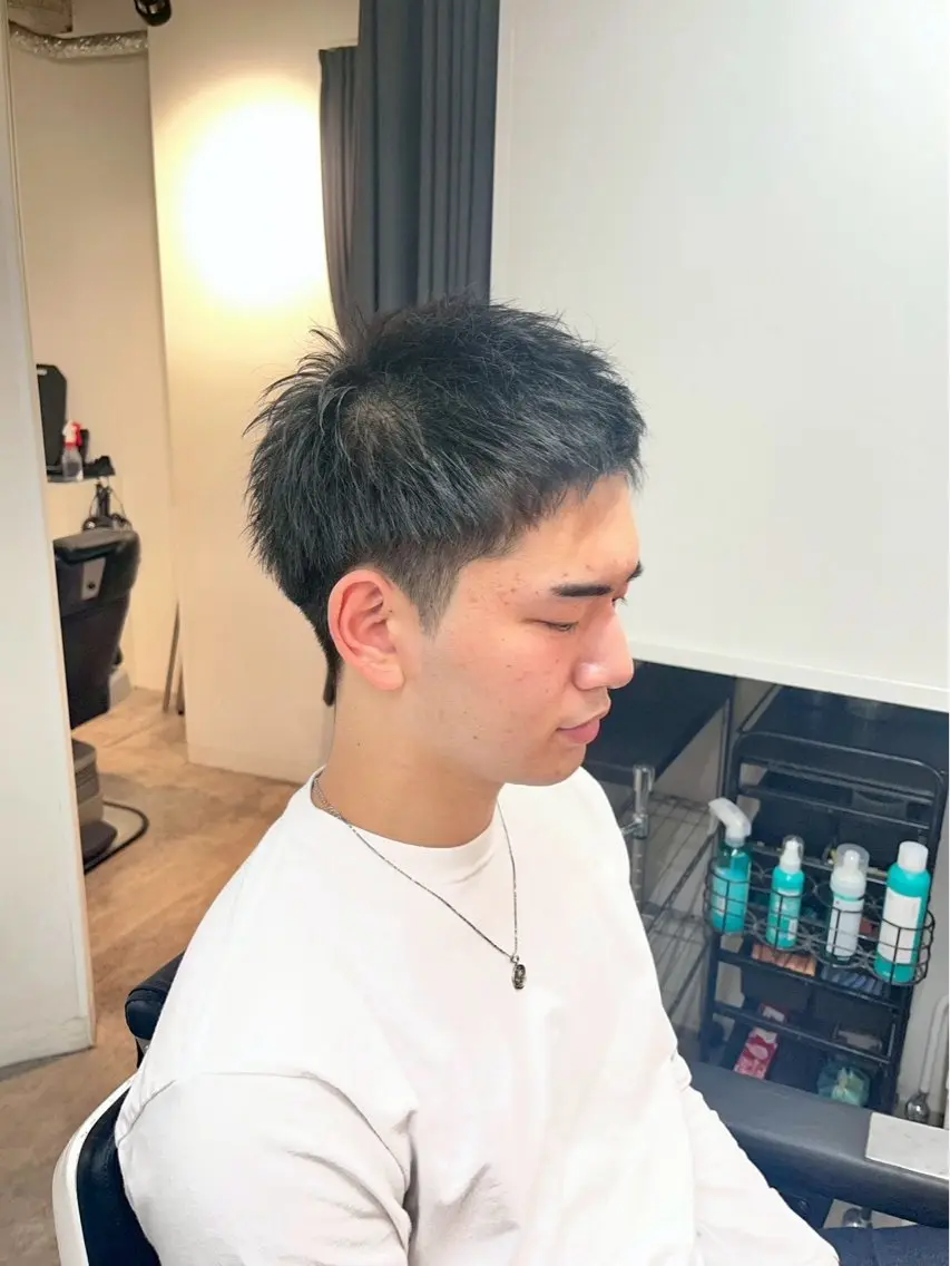 ショート メンズ カット 佐々木 優人のヘアスタイル