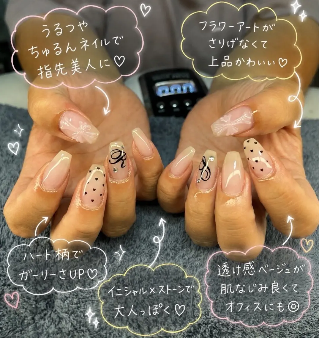 ネイル ハンドネイル フットネイル MHR nailのネイルデザイン