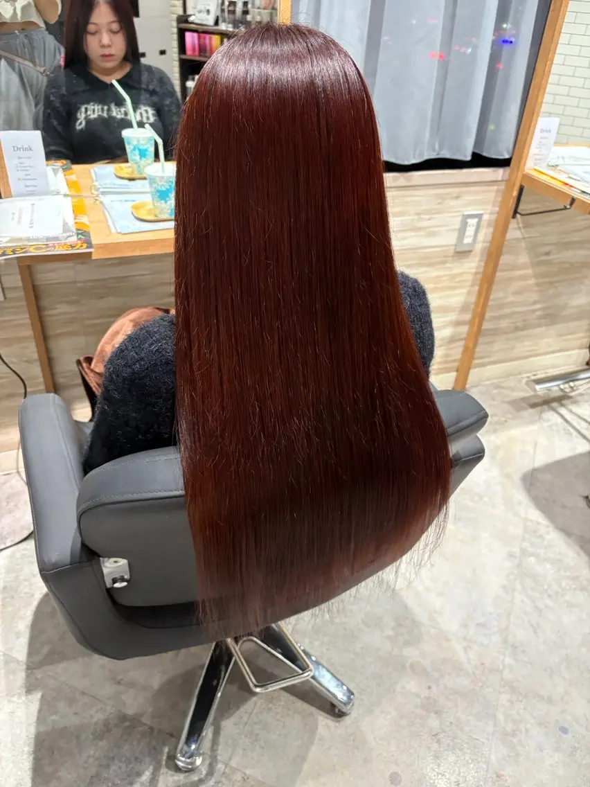 ロング 永田 幸枝のヘアスタイル