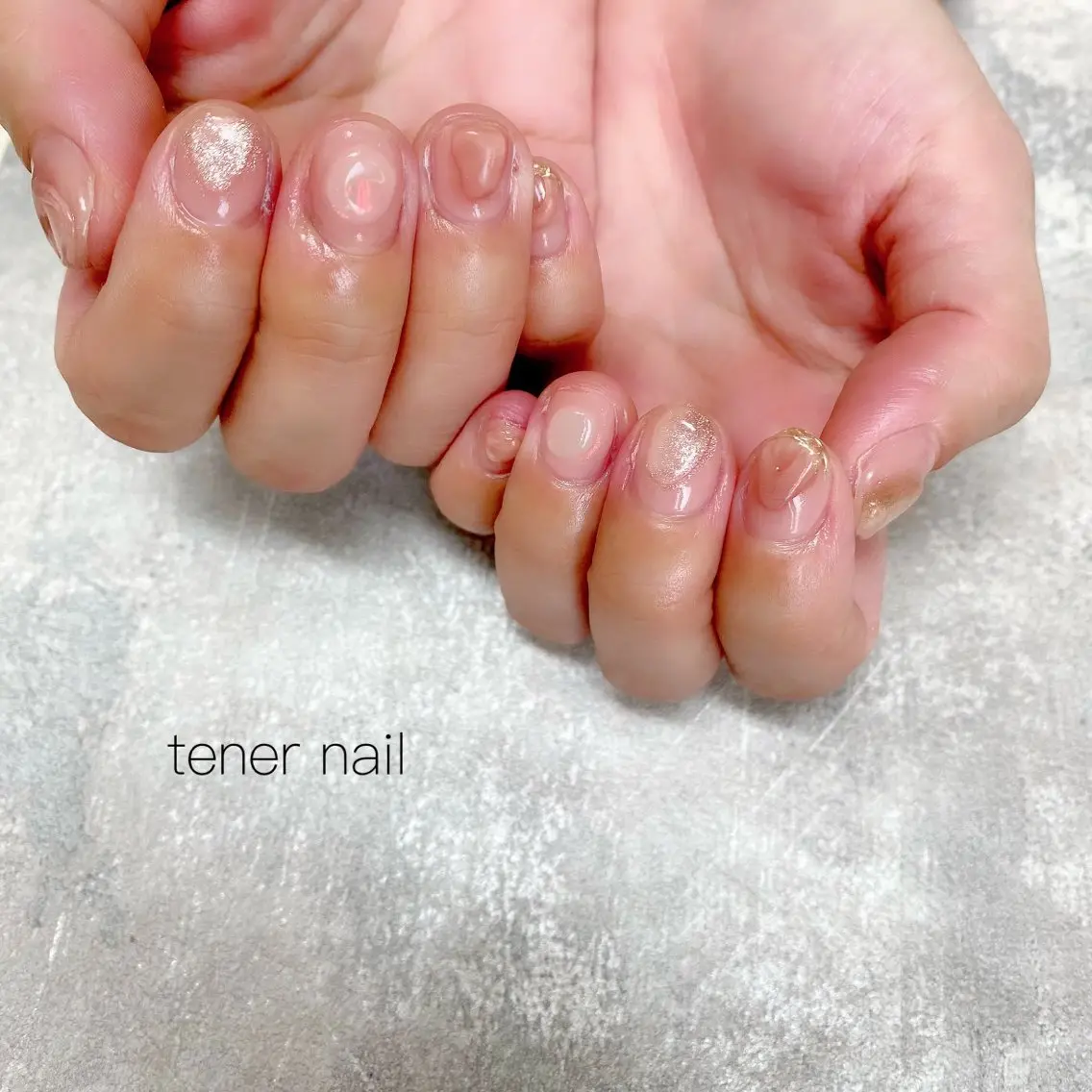 ネイル ニュアンスネイル ハンドネイル テネルネイル tener nailのネイルデザイン