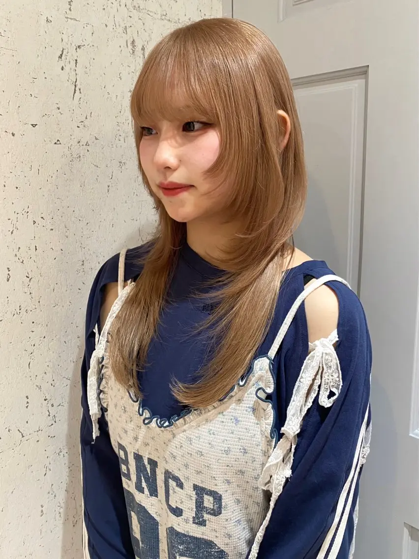 ロング カラー カット ヘアカラー トリートメント mai / linoah˚✧のヘアスタイル