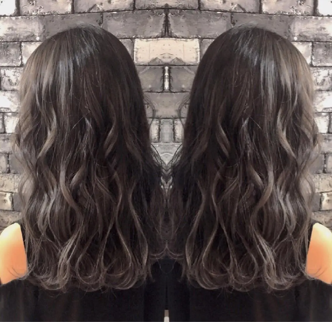 セミロング 3Dハイライト 外国人風カラー ハイライト ❤️千葉県代表❤️ 店長❤️柿本翔一朗のヘアスタイル