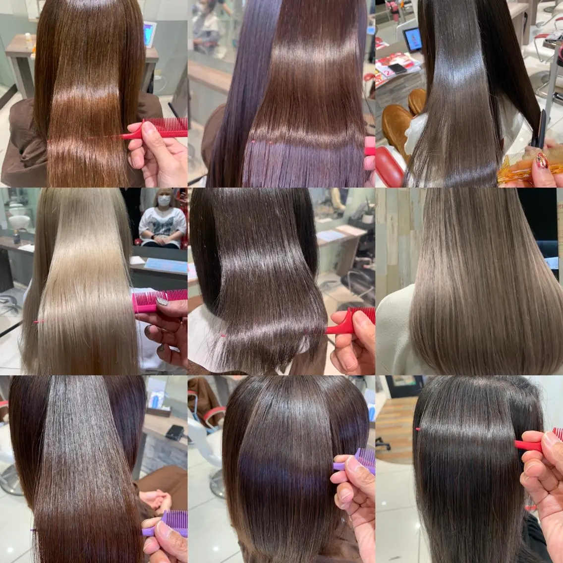 ロング カット ヘアカラー 片山 果美のヘアスタイル
