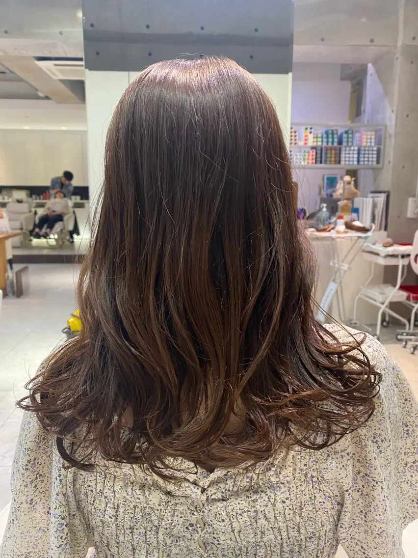 セミロング 🌈🧡ヤマダ ヒロナ🌈🧡のヘアスタイル