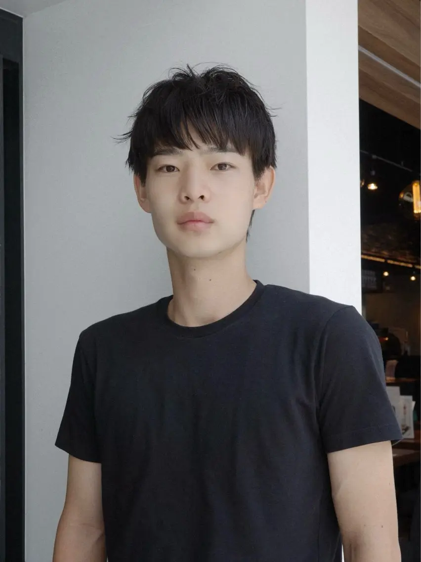 ショート メンズ マッシュ カット お洒落カジュアル🍃 まなとのヘアスタイル