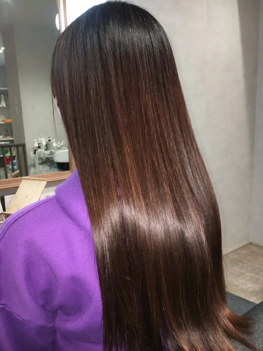 カラー 髪質改善 LIME 長野駅のヘアスタイル