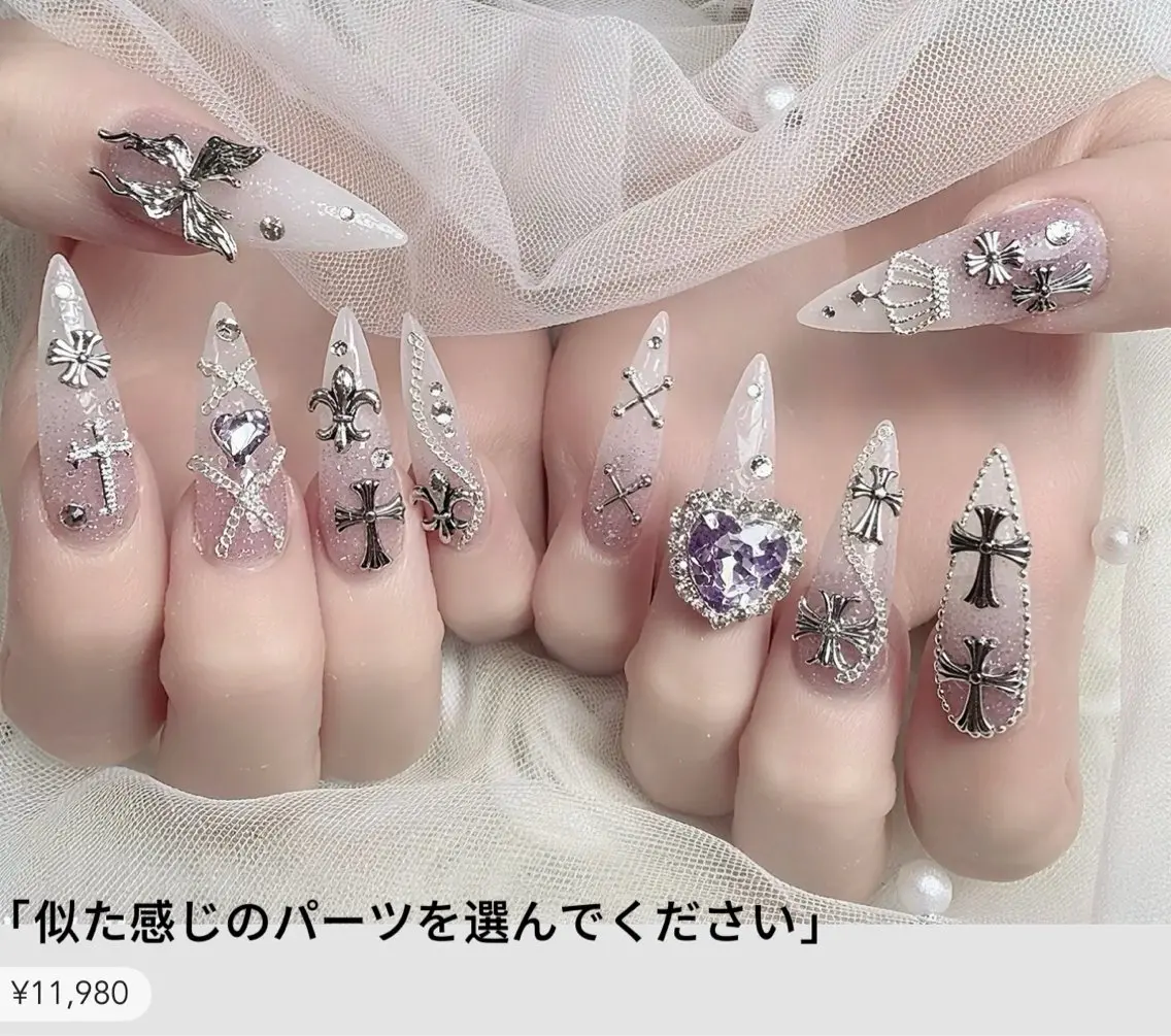 ネイル ラベンダー💖日暮里 ルル💖ネイルのネイルデザイン