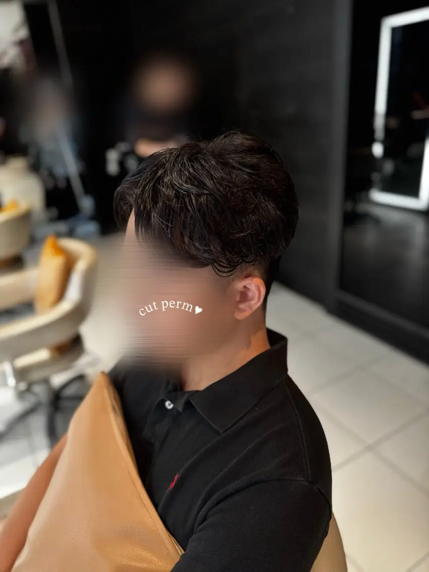 パーマ メンズ カット パーマ 🤍たむら みなみ 銀座🤍のヘアスタイル