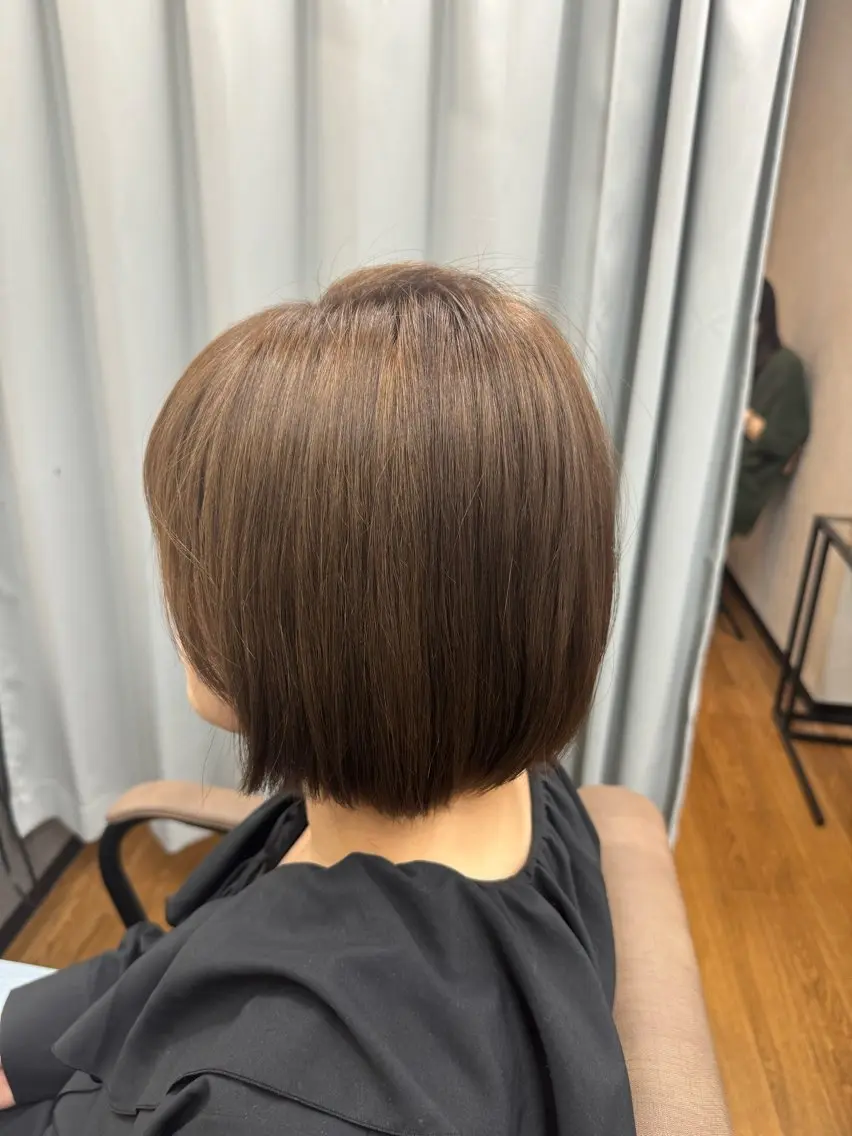 ミディアム カット ヘアカラー TELA HAIR 幕張本郷店 澤田のヘアスタイル