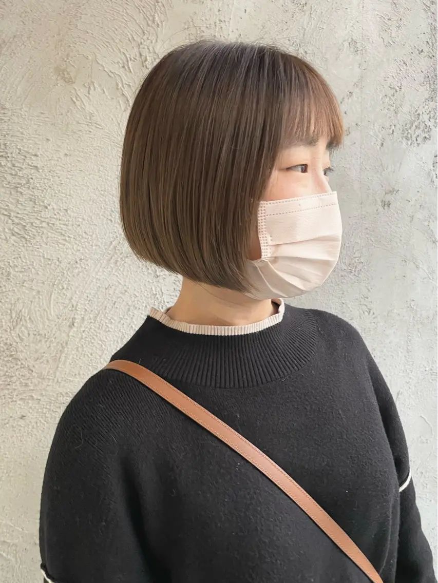 ショート カラー 岡田 恭明のヘアスタイル
