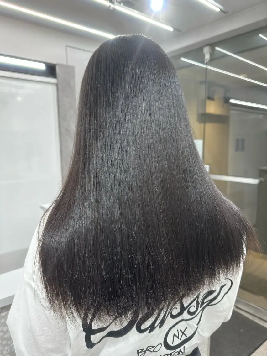 ロング カット トリートメント 🖤🤍石川 アイリ🤍🖤のヘアスタイル