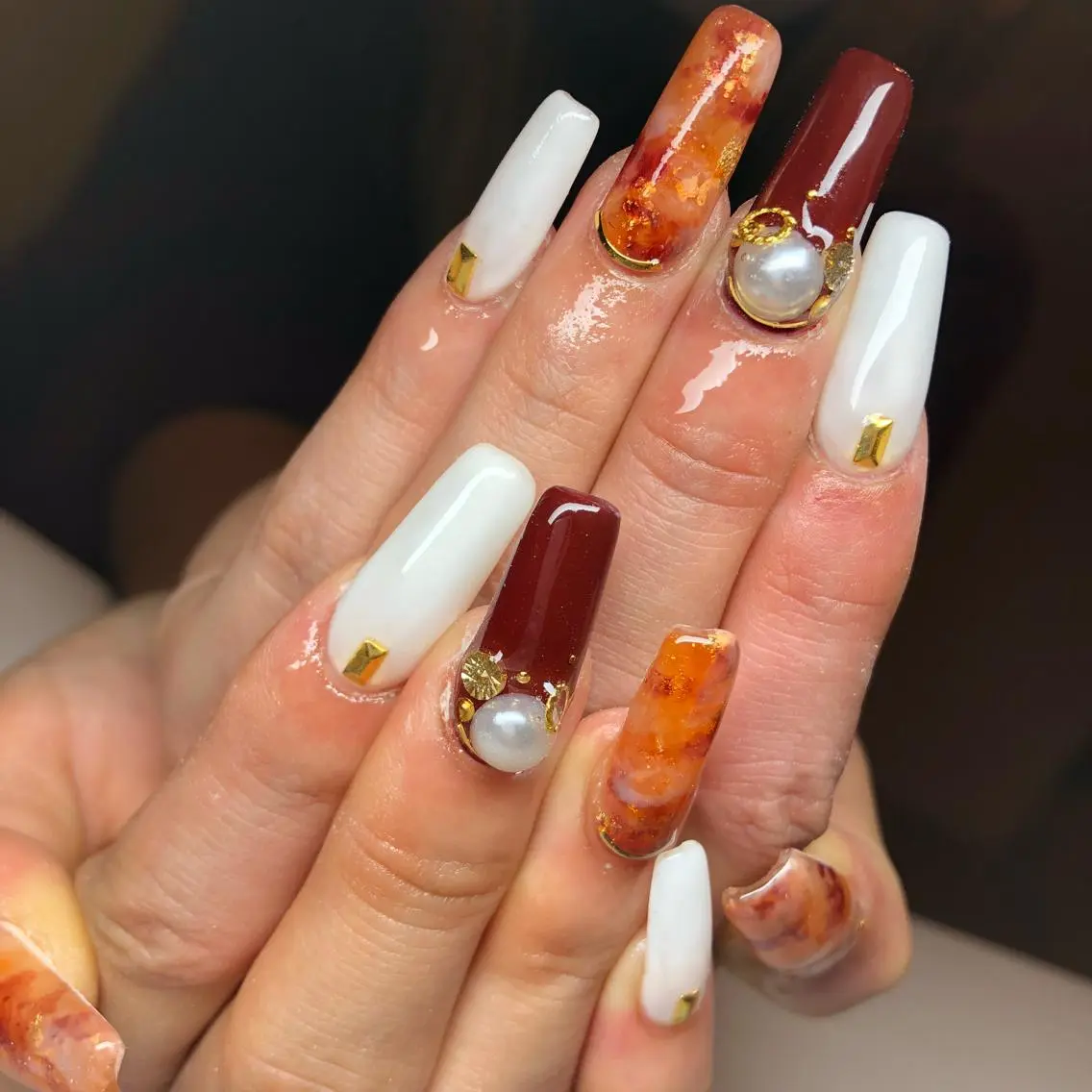 ネイル スカルプネイル Maggie staffのネイルデザイン