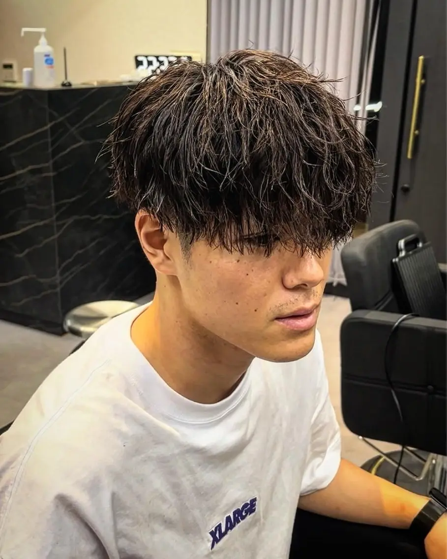 パーマ メンズ 💇🏽‍♂️アヤ /メンズカット🌺のヘアスタイル