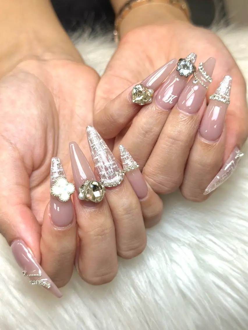 ネイル アートネイル ジェルネイル マグネットネイル ハンドネイル JennNail_ マオのネイルデザイン
