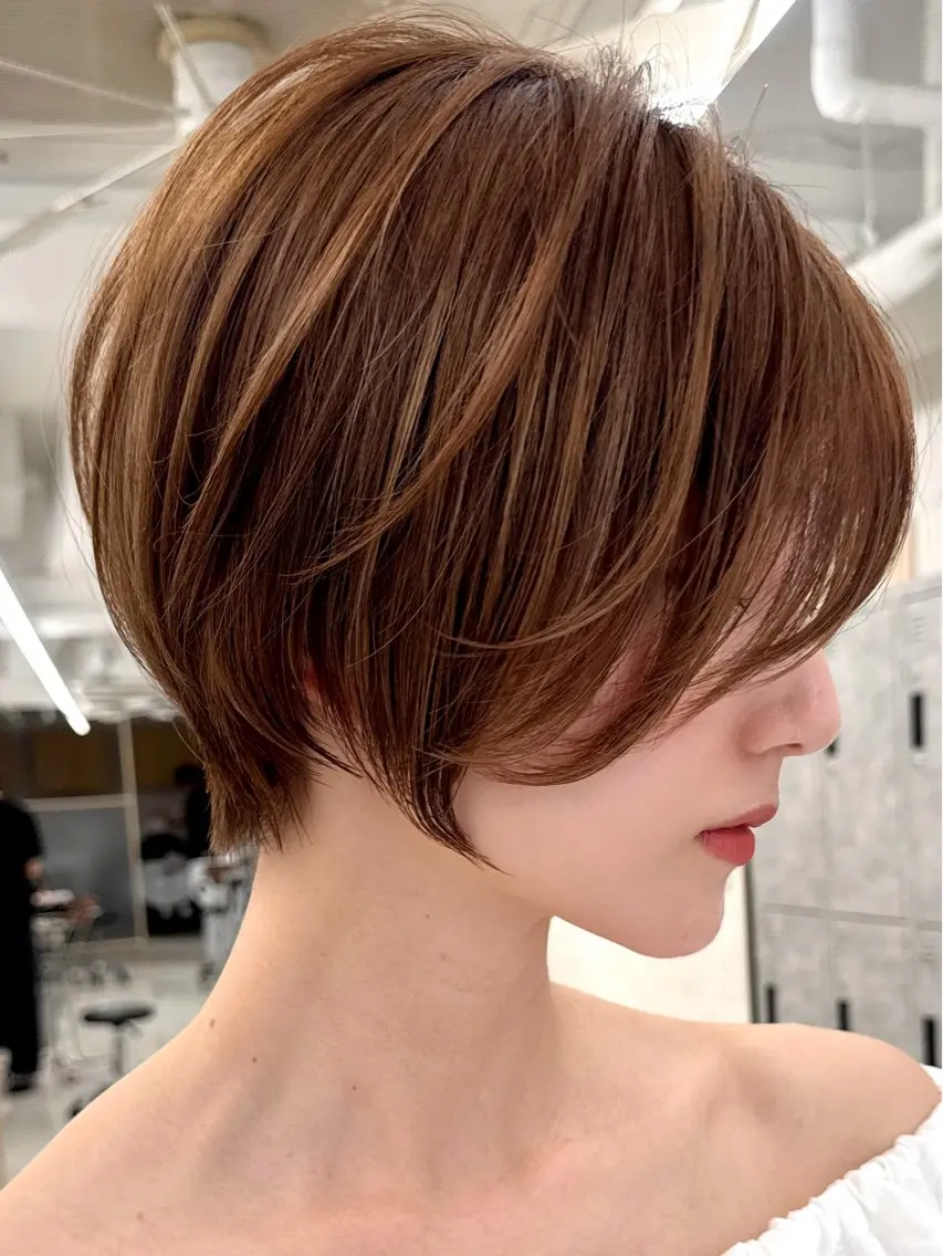 ショート 似合わせカット/ レイヤーカット/新谷のヘアスタイル