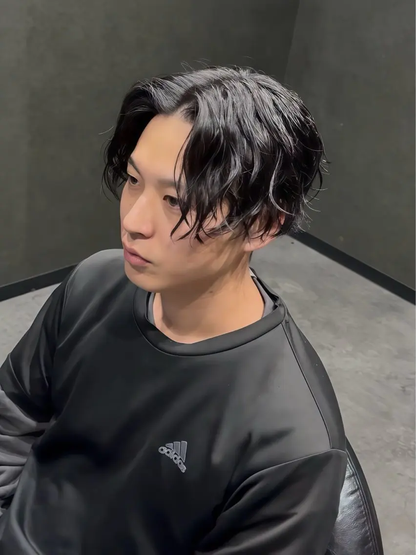 ショート パーマ メンズ HINA ちゃんのヘアスタイル