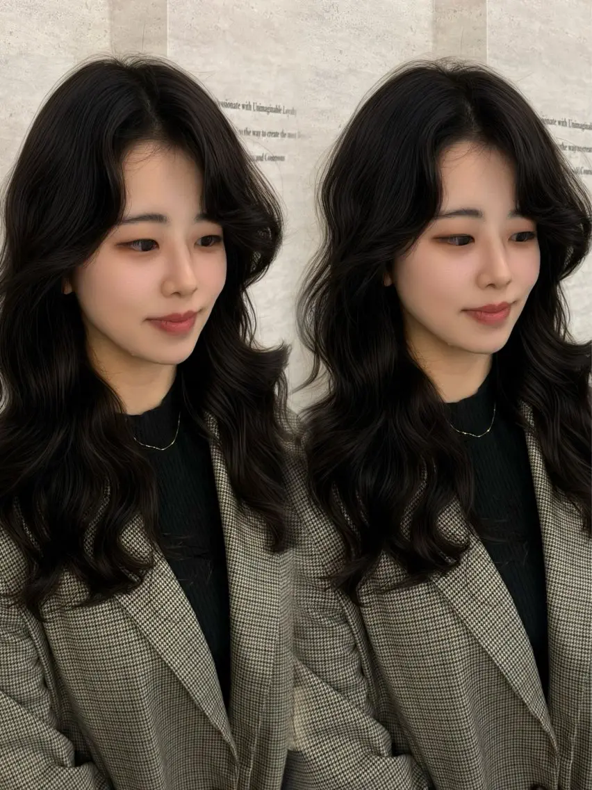 パーマ 本場韓国ヘア特化 아이비/Aibiのヘアスタイル