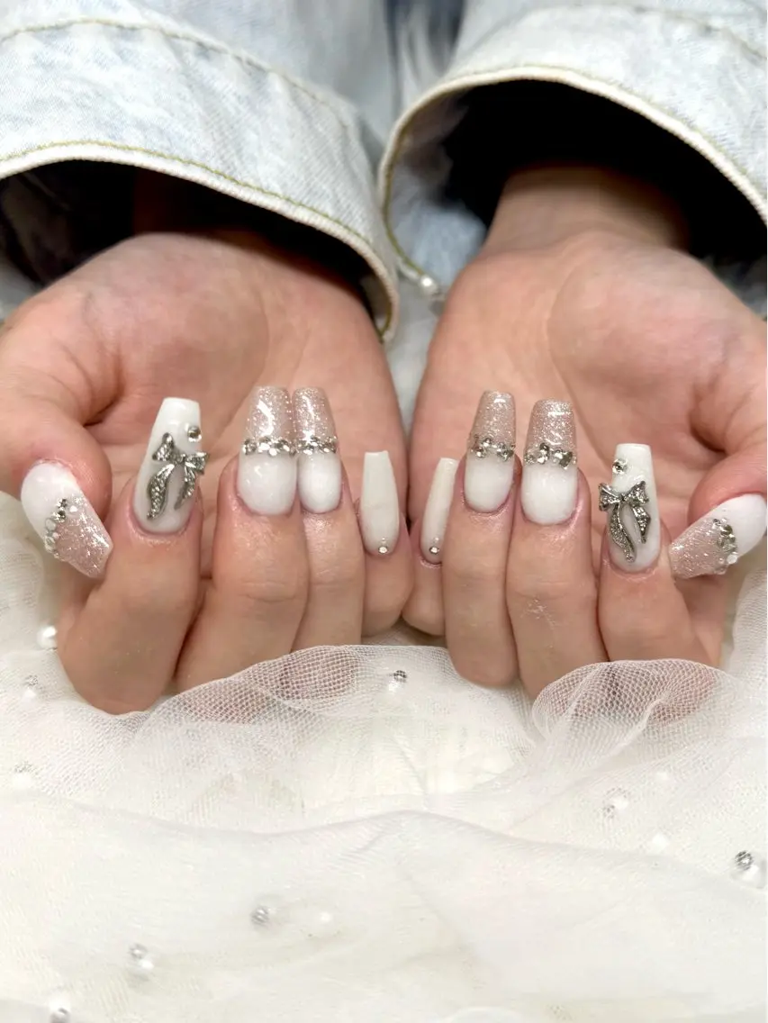ネイル ガーリー ピンク スカルプネイル LUCAS 千葉 AOI💅🏾💕のネイルデザイン