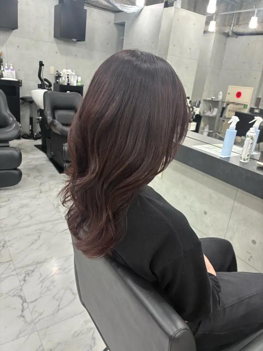 ロング カラー カット ヘアカラー トリートメント Endearing 🌟銀座のヘアスタイル