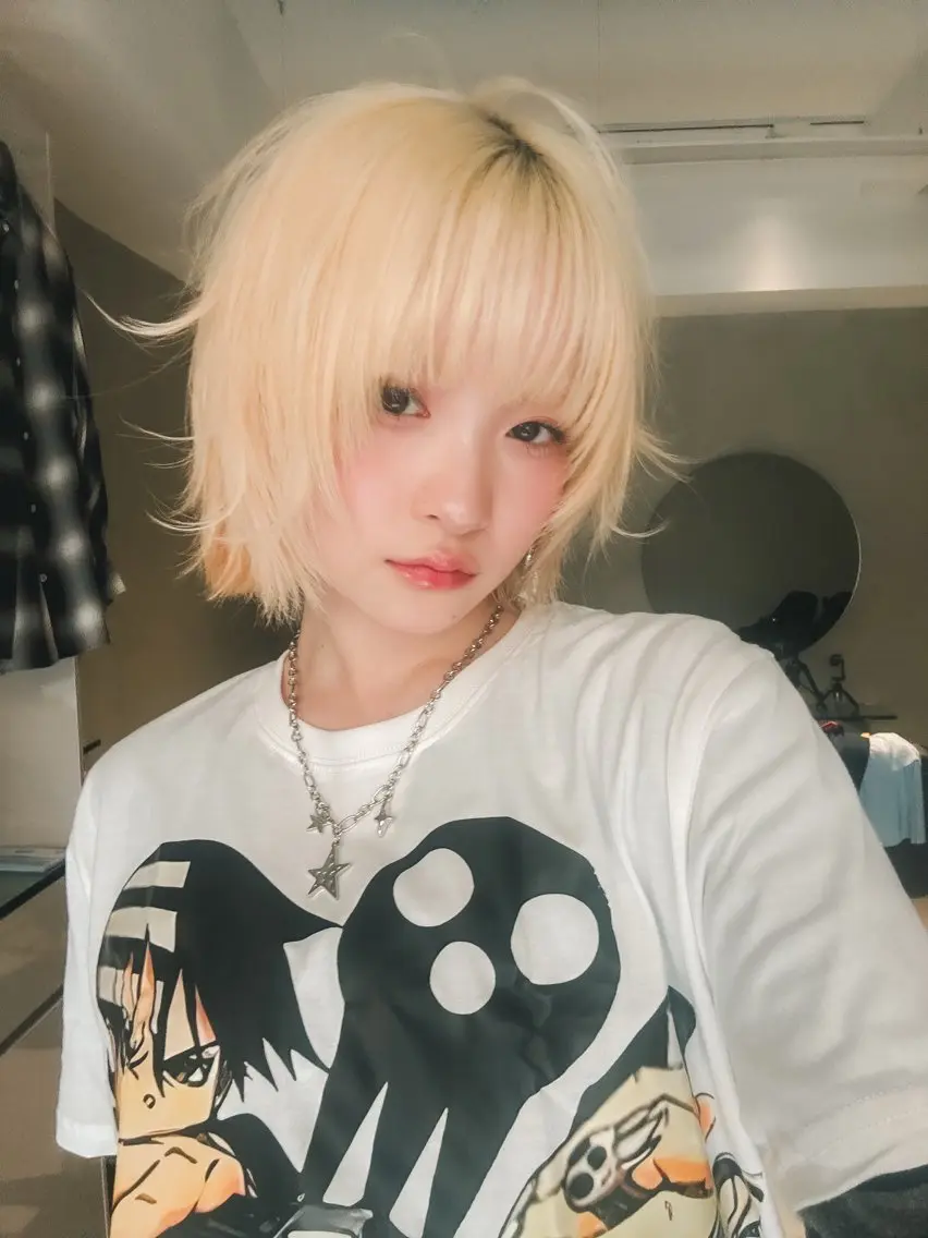 カット+透明感カラー+クイックトリートメント(レイヤーカット/ウルフ/ハッシュカットが得意です全スタイルかわいくします!の写真