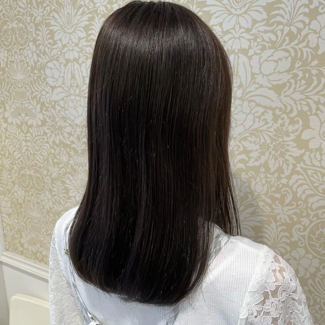ミディアム 髪質改善カラー💎 オオネヨシナリのヘアスタイル
