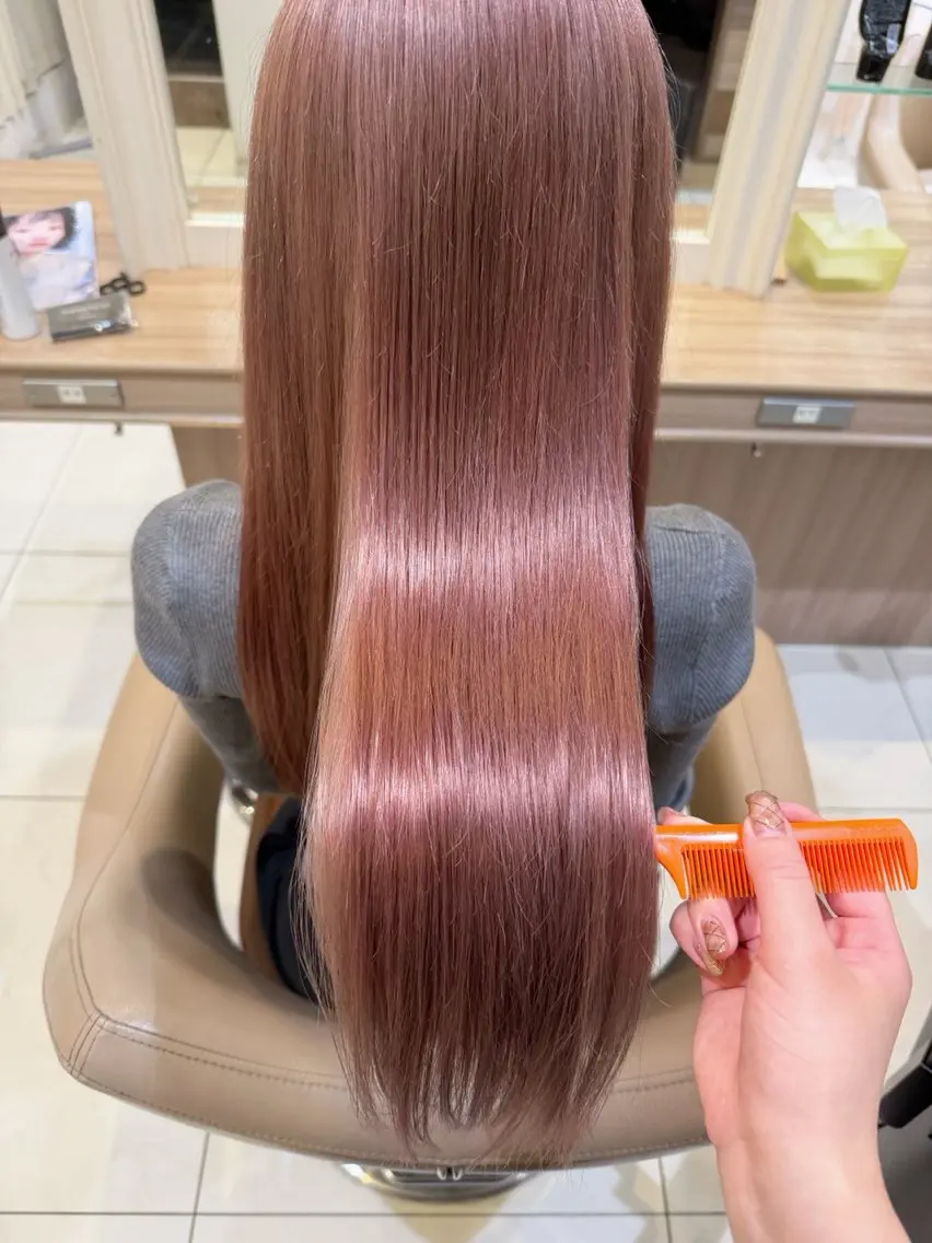 ロング カラー ヘアカラー トリートメント カラー特化🫧 西條 楓花のヘアスタイル