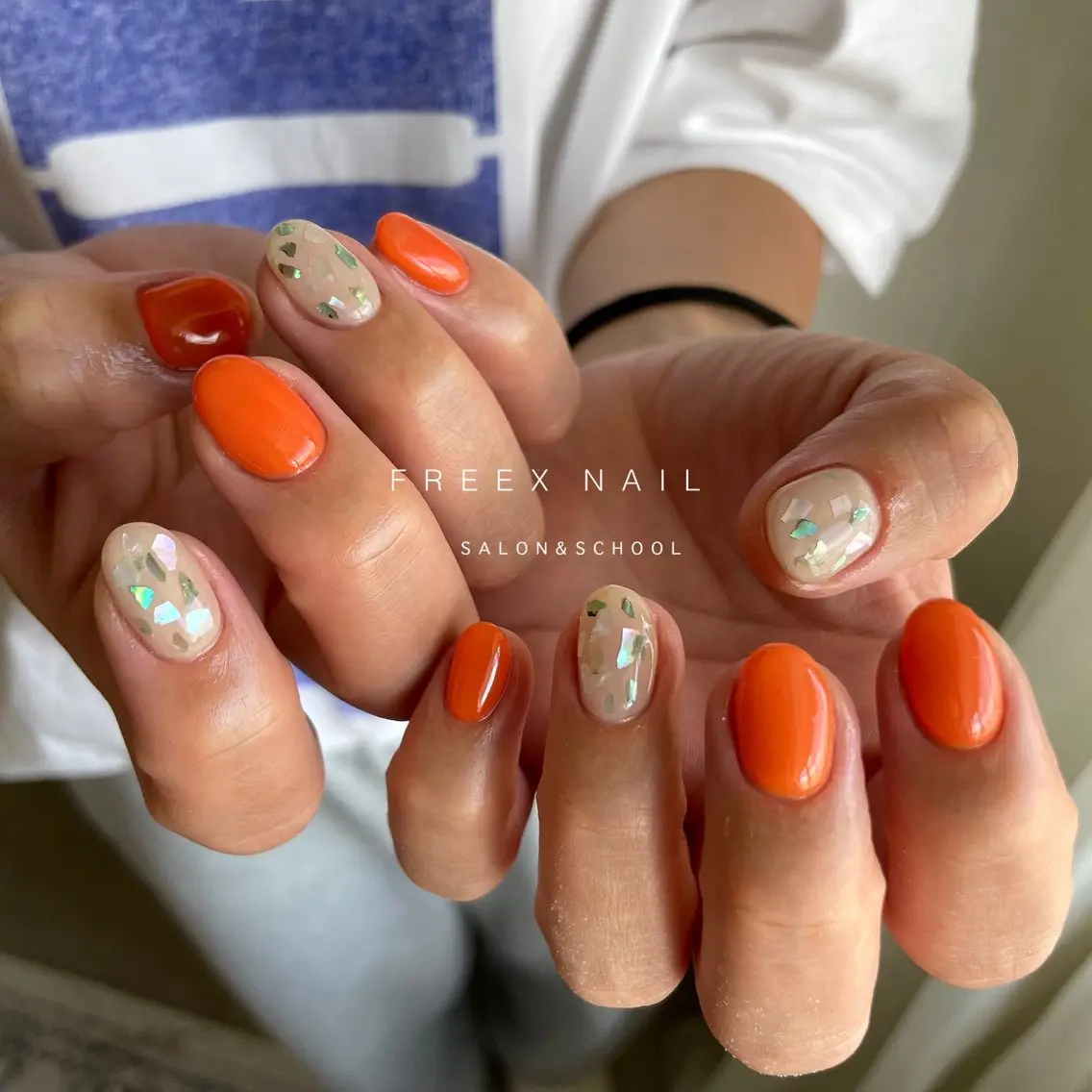 ネイル ハンドネイル フットネイル freex nail /ニュアンス/個性派のネイルデザイン