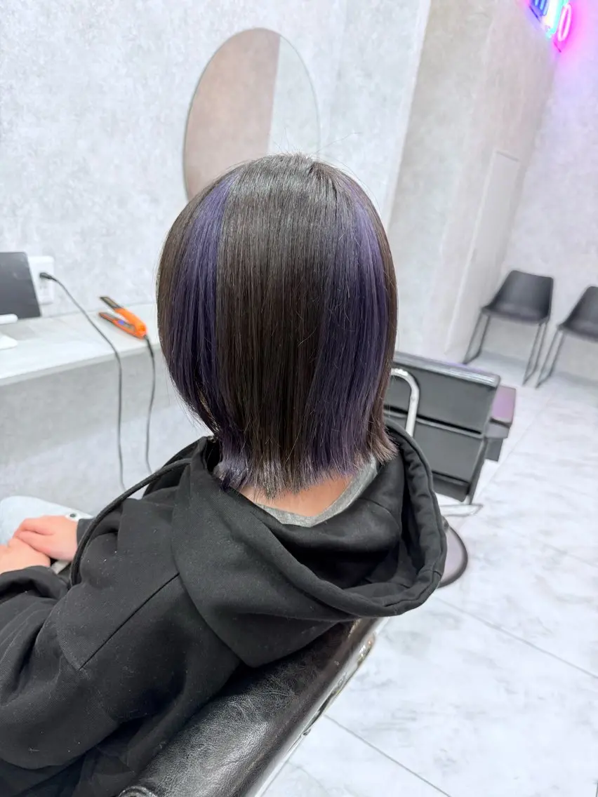 ショート カラー 🌺ハイトーン🌺 矢葺 なぎさ🌺🌺のヘアスタイル
